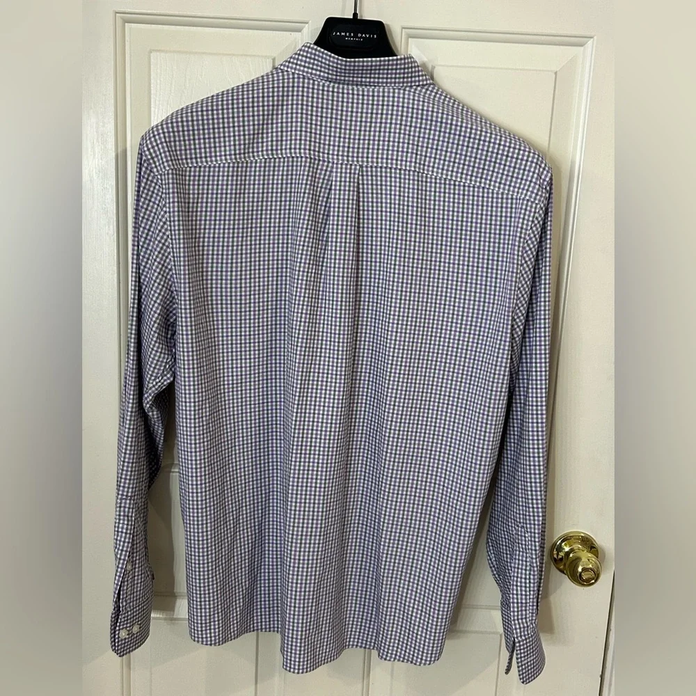 Johnnie-O Men’s Large Acadia Prep Performance Button Down Shirt - Picture 2 of 9